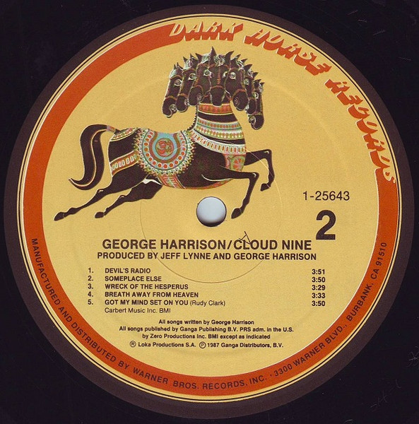 George Harrison - Cloud Nine | Dark Horse Records (9 25643-1) - 4