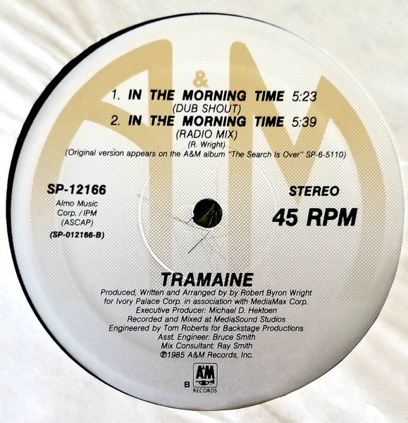 Tramaine - In The Morning Time | A&M Records (SP-12166) - 3