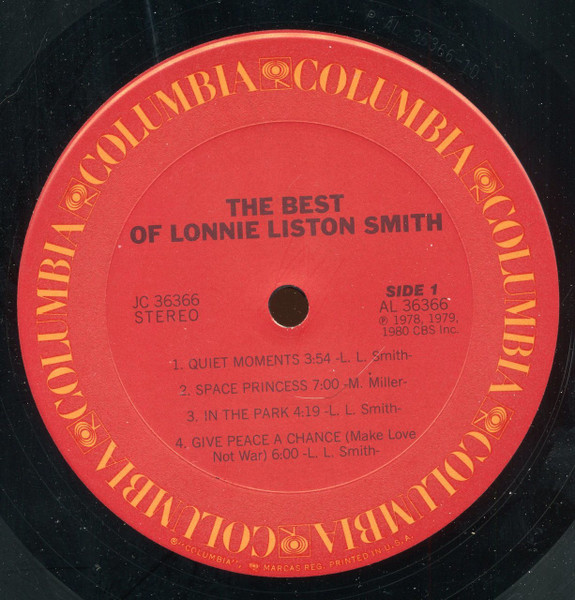 Lonnie Liston Smith - The Best Of Lonnie Liston Smith | Columbia (JC 36366) - 3
