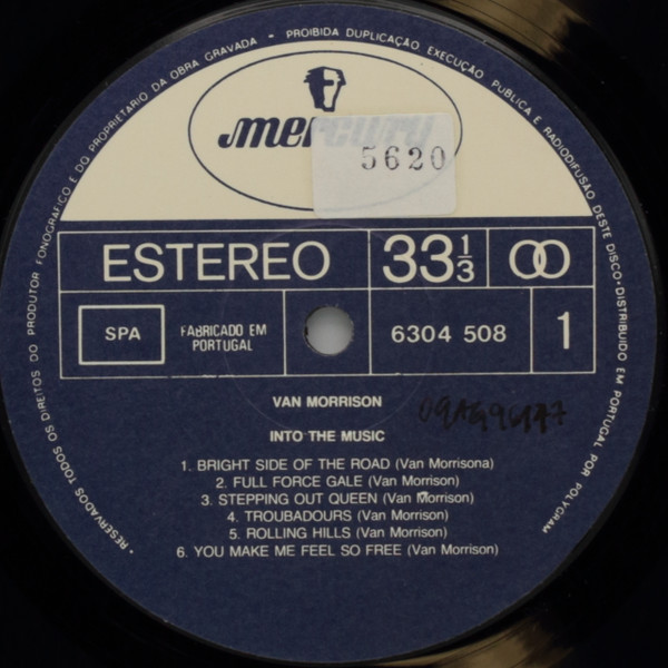 Van Morrison - Into The Music | Mercury (6304 508) - 3