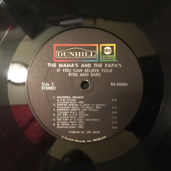 The Mamas & The Papas - If You Can Believe Your Eyes And Ears | Dunhill (DS-50006) - 4 The Mamas & The Papas - If You Can Believe Your Eyes And Ears | Dunhill (DS-50006) - 4