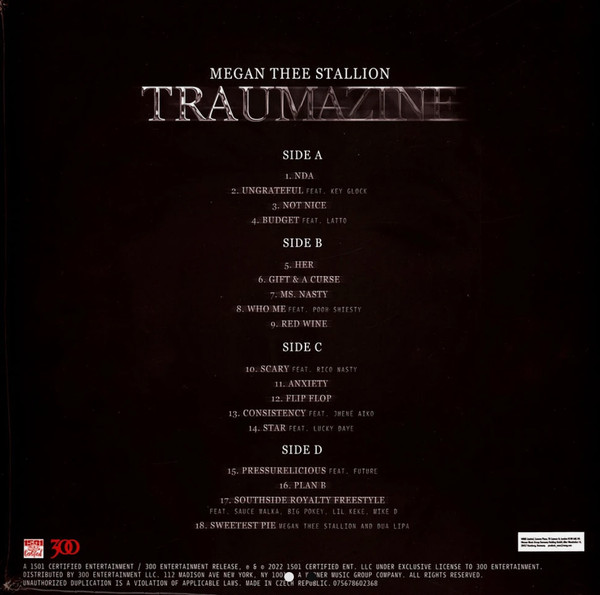 Megan Thee Stallion - Traumazine | 1501 Certified (075678602368) - 2 Megan Thee Stallion - Traumazine | 1501 Certified (075678602368) - 2