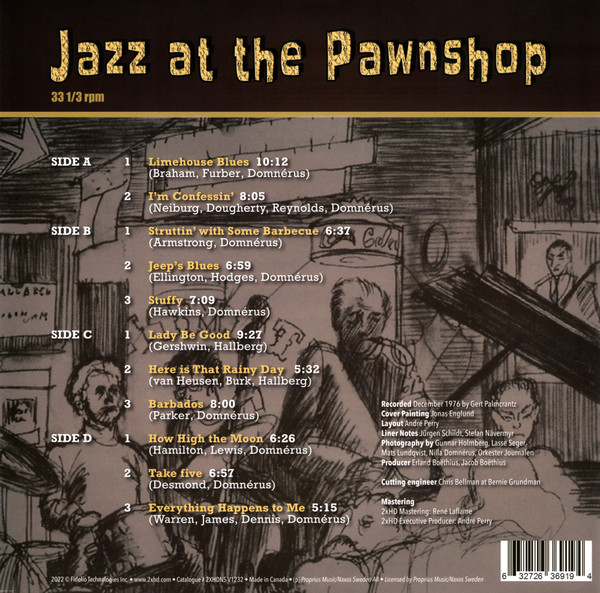 Arne Domnérus , Bengt Hallberg , Georg Riedel , Egil Johansen + Lars Erstrand - Jazz At The Pawnshop | 2xHD (2XHDNS-V1232) - 3