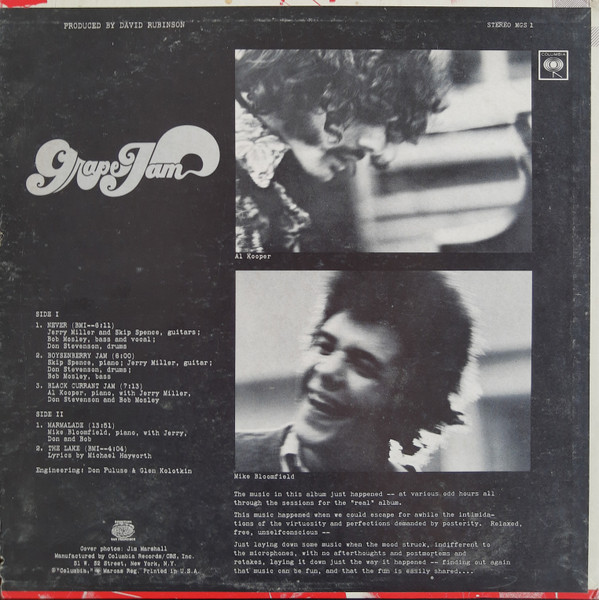 Moby Grape - Grape Jam | Columbia (MGS 1) - 2