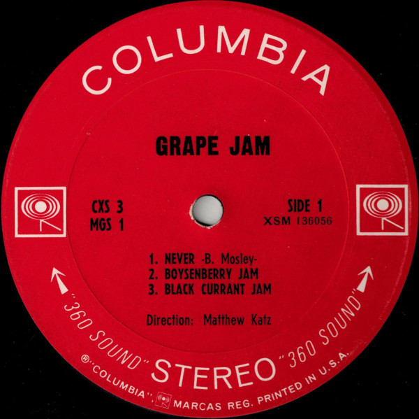 Moby Grape - Grape Jam | Columbia (MGS 1) - 3