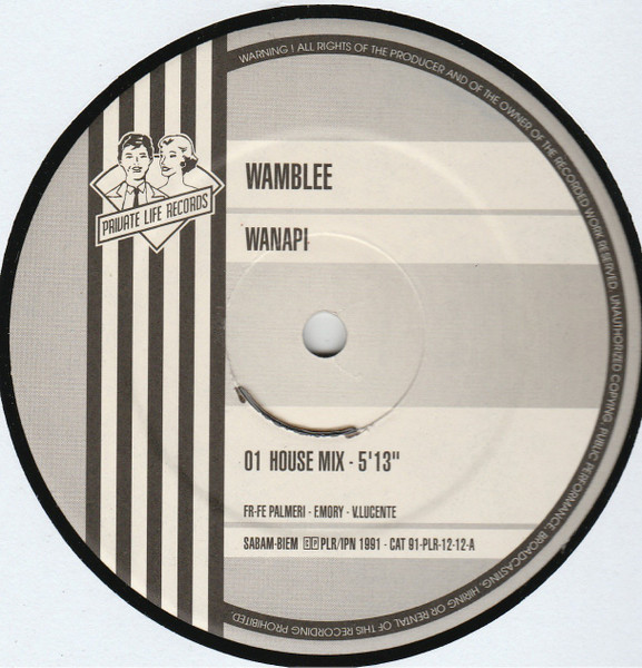 Wamblee - Wa Na Pi | Private Life Records (91-PLR-12-12) - 3