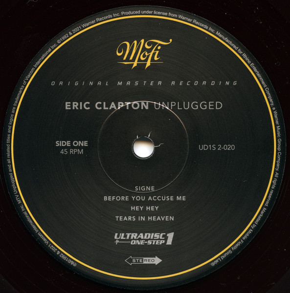 Eric Clapton - Unplugged | Mobile Fidelity Sound Lab (UD1S 2-020) - 3