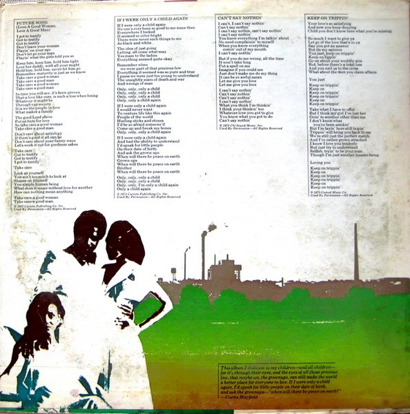 Curtis Mayfield - Back To The World | Curtom (CRS 8015) - 3