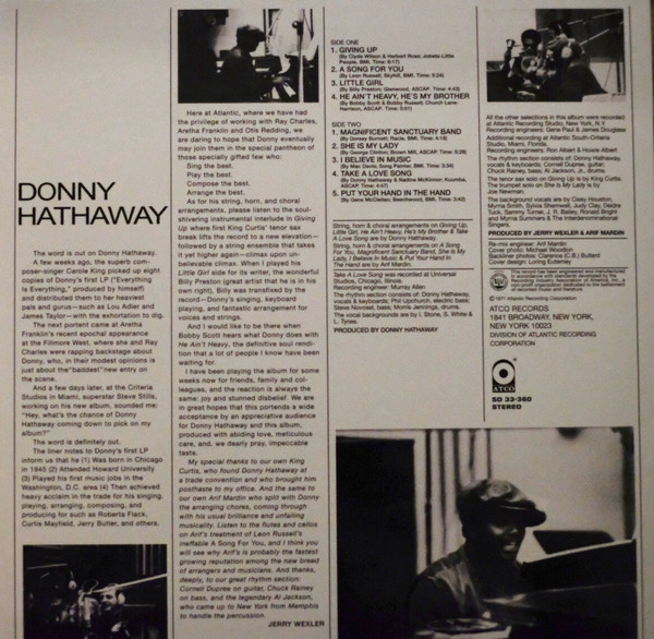 Donny Hathaway - Donny Hathaway | Speakers Corner Records (SD 33-360) - 2 Donny Hathaway - Donny Hathaway | Speakers Corner Records (SD 33-360) - 2