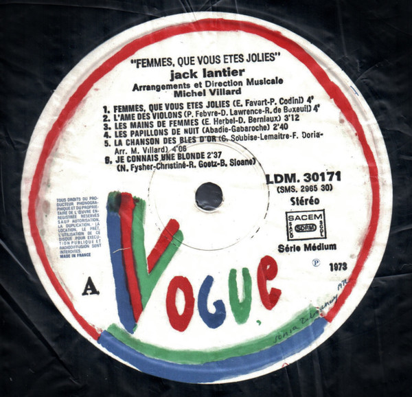 Jack Lantier - Femmes, Que Vous Etes Jolies | Vogue (LDM. 30.171) - 4