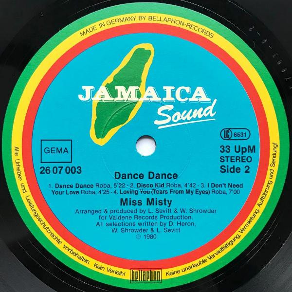 Miss Misty - Dance Dance | Bellaphon (26 07 003) - 4 Miss Misty - Dance Dance | Bellaphon (26 07 003) - 4
