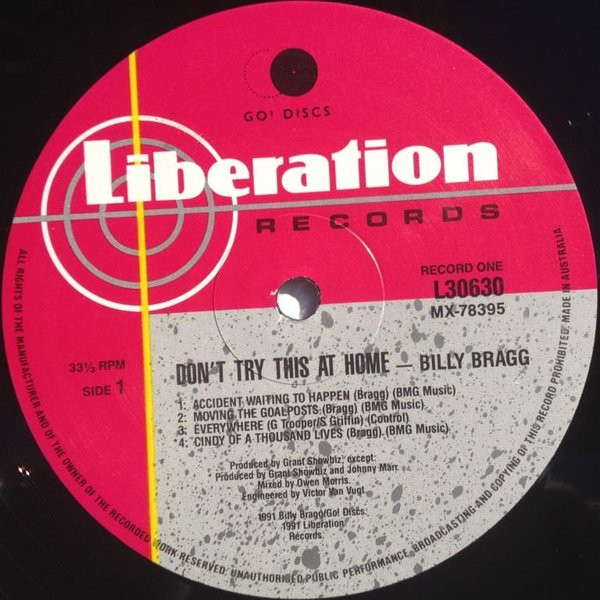 Billy Bragg - Don't Try This At Home | Liberation Records (L 30630) - 2 Billy Bragg - Don't Try This At Home | Liberation Records (L 30630) - 2