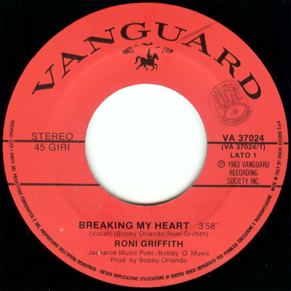 Roni Griffith - Breaking My Heart / Don't Live In A Fantasy | Vanguard (VA 37024) - 3