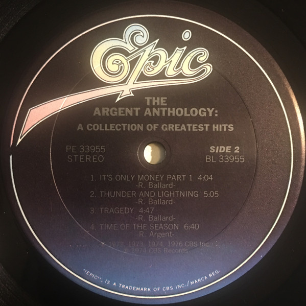 The Argent Anthology - A Collection Of Greatest Hits