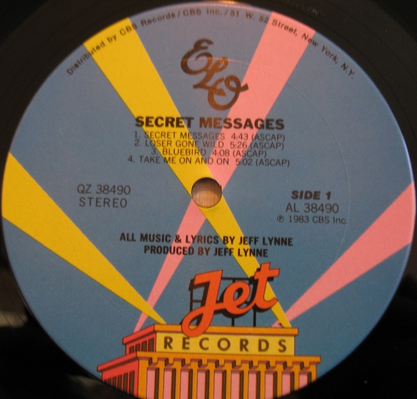 Electric Light Orchestra - Secret Messages | Jet Records (QZ 38490) - 3
