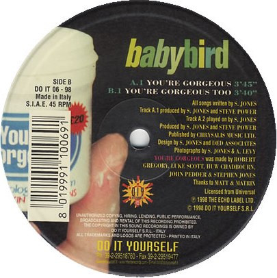 Babybird - You're Gorgeous | Do It Yourself Entertainment (DO IT 06 - 98) - 3