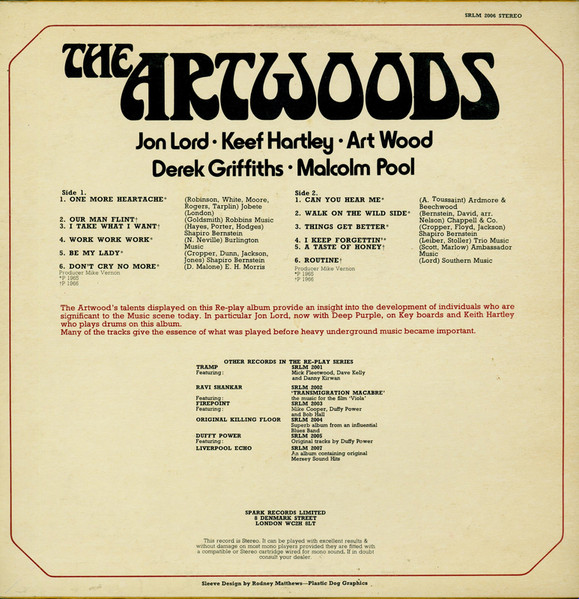 The Artwoods - The Artwoods | Spark (SRLM 2006) - 2