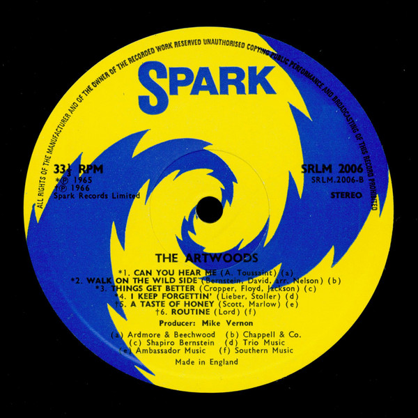 The Artwoods - The Artwoods | Spark (SRLM 2006) - 4