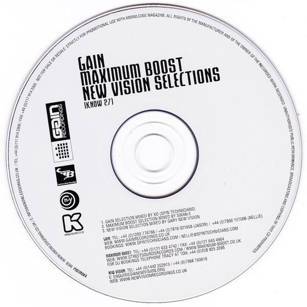 Various - Gain / Maximum Boost / New Vision Selections | Knowledge Magazine (KNOW 27) - 3