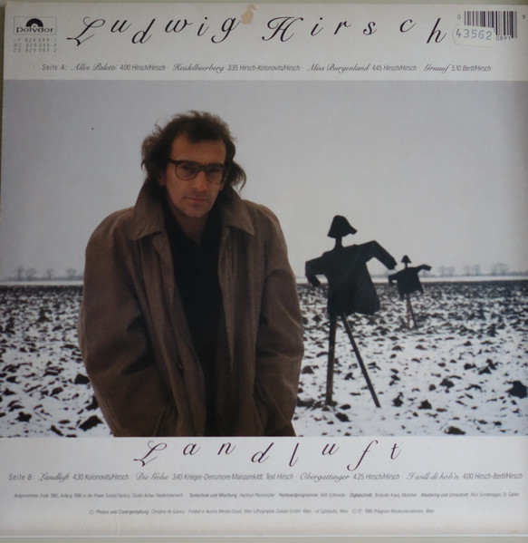 Ludwig Hirsch - Landluft | Polydor (829 089-1) - 2