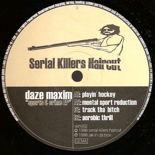 Daze Maxim - Sports & Crime EP | Serial Killers Haircut (skh002) - main Daze Maxim - Sports & Crime EP | Serial Killers Haircut (skh002) - main