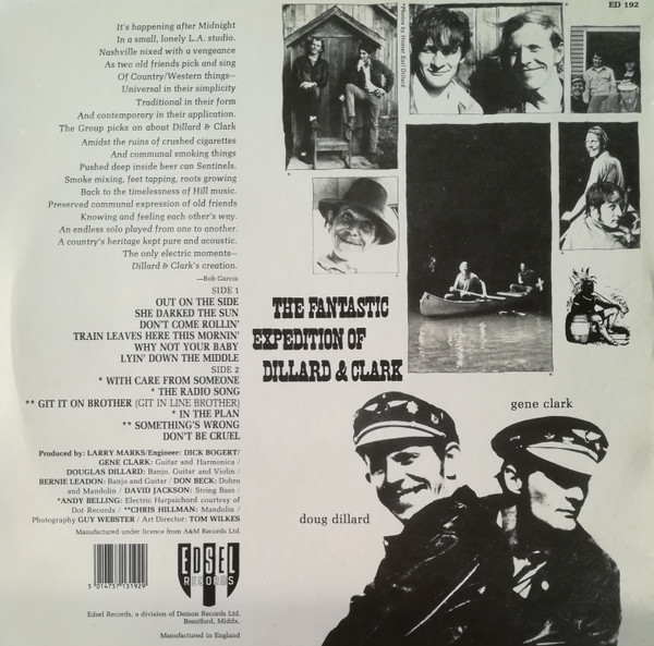 Dillard & Clark - The Fantastic Expedition Of Dillard & Clark | Edsel Records (ED 192) - 2