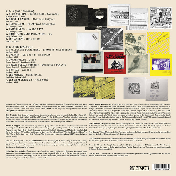Various - Postcards Vol.1 (D.I.Y. And Indie Post Punk From USA And UK 1979-1984) | Samizdat (SAMIZDAT01) - 2 Various - Postcards Vol.1 (D.I.Y. And Indie Post Punk From USA And UK 1979-1984) | Samizdat (SAMIZDAT01) - 2