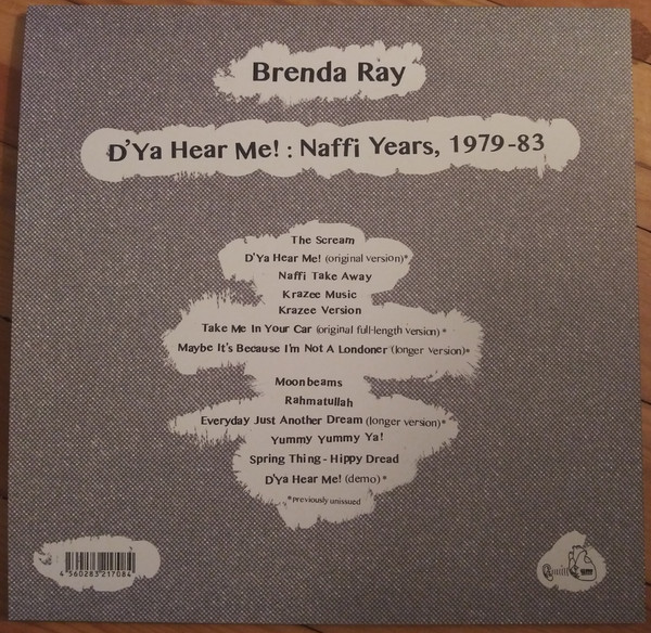 Brenda Ray - D'Ya Hear Me! : Naffi Years, 1979-83 | EM Records (EM1108LP) - 2 Brenda Ray - D'Ya Hear Me! : Naffi Years, 1979-83 | EM Records (EM1108LP) - 2