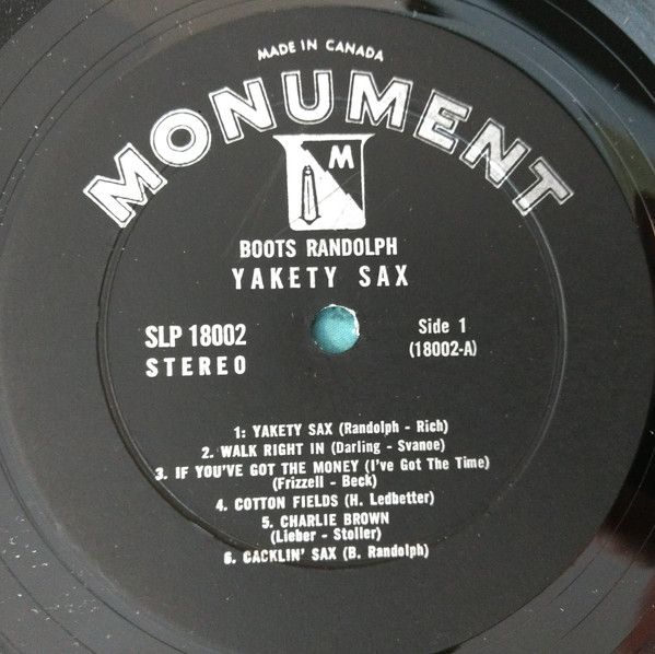 Boots Randolph - Boots Randolph's Yakety Sax! | Monument (SLP-18002) - 4 Boots Randolph - Boots Randolph's Yakety Sax! | Monument (SLP-18002) - 4