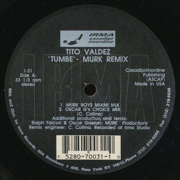 Tito Valdez - Tumbe (Murk Remix) | Irma CasaDiPrimordine (I-31) - main Tito Valdez - Tumbe (Murk Remix) | Irma CasaDiPrimordine (I-31) - main