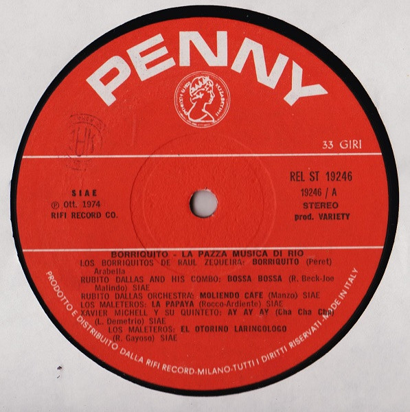 Various - Borriquito - La Pazza Musica Di Rio | Penny (REL-ST 19246) - 2 Various - Borriquito - La Pazza Musica Di Rio | Penny (REL-ST 19246) - 2