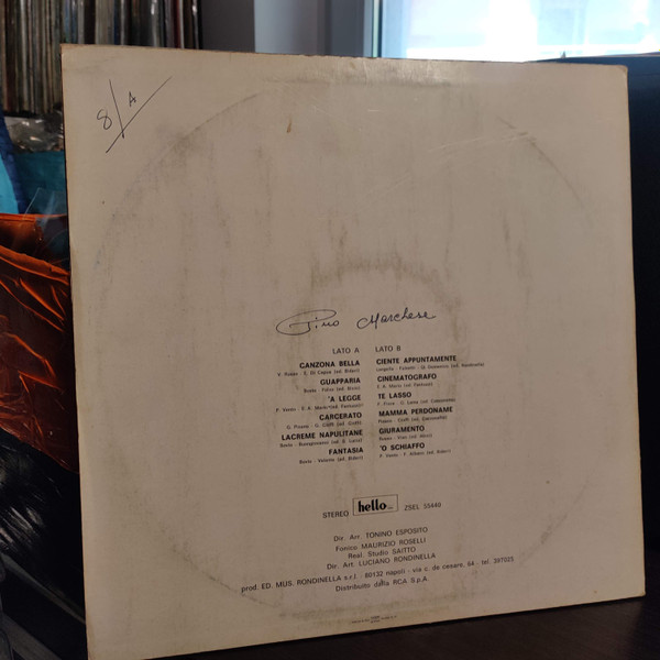 Pino Marchese - Pino Marchese Vol.1° | Hello Records (ZSEL 55440) - 2 Pino Marchese - Pino Marchese Vol.1° | Hello Records (ZSEL 55440) - 2