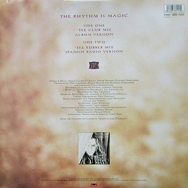 Marie-Claire D'Ubaldo - The Rhythm Is Magic | Polydor (PZ 324) - 2