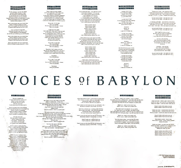 The Outfield - Voices Of Babylon | Columbia (OC 44449) - 4