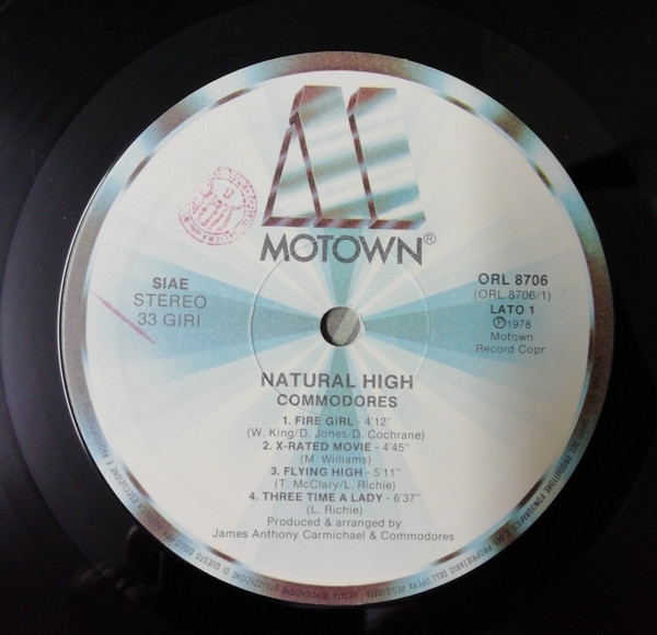 Commodores - Natural High | Motown (ORL 8706) - 3 Commodores - Natural High | Motown (ORL 8706) - 3