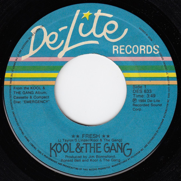 Kool & The Gang - Fresh (7") [Vinyl] | De-Lite Records (DES 833)