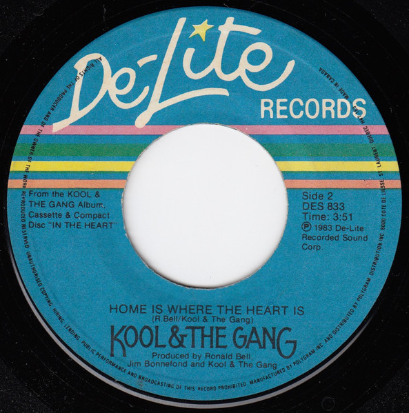 Kool & The Gang - Fresh (7") [Vinyl] | De-Lite Records (DES 833) - 2