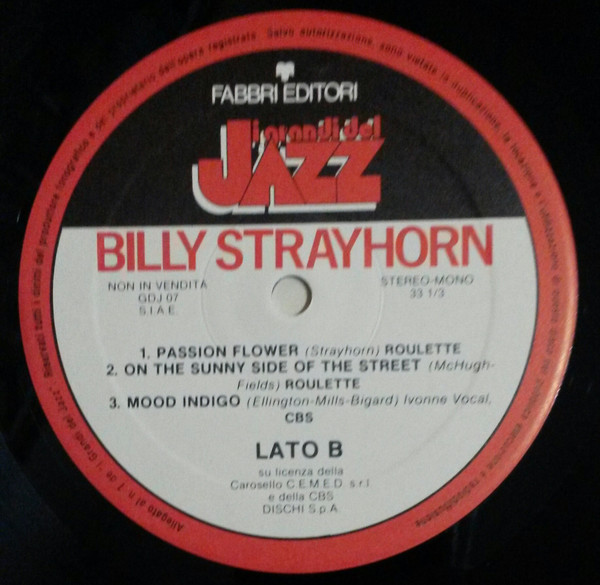Billy Strayhorn - Billy Strayhorn | Fabbri Editori (GdJ 07) - 2 Billy Strayhorn - Billy Strayhorn | Fabbri Editori (GdJ 07) - 2