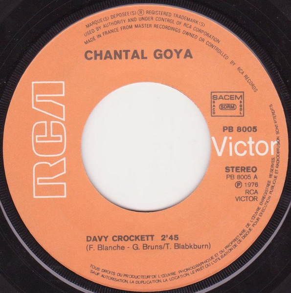 Chantal Goya - Davy Crockett | RCA (PB 8005) - 3 Chantal Goya - Davy Crockett | RCA (PB 8005) - 3