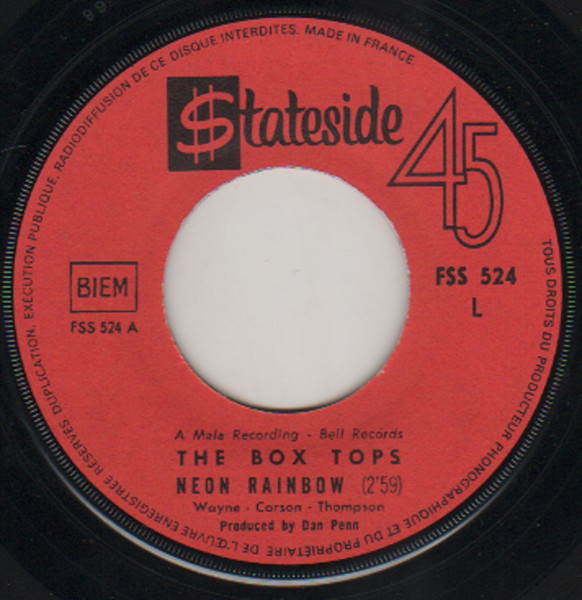 Box Tops - Neon Rainbow | Stateside (FSS 524) - 3