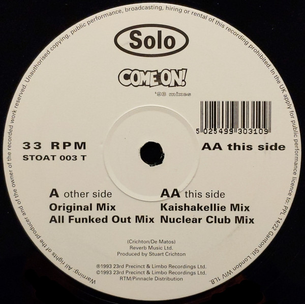 Come On! ('93 Mixes)