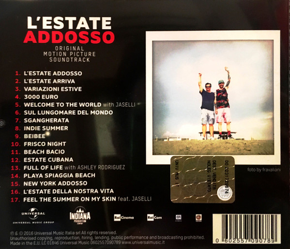 Lorenzo Cherubini - L'Estate Addosso (Original Motion Picture Soundtrack) | Universal Music Group (0602557090789) - 2 Lorenzo Cherubini - L'Estate Addosso (Original Motion Picture Soundtrack) | Universal Music Group (0602557090789) - 2