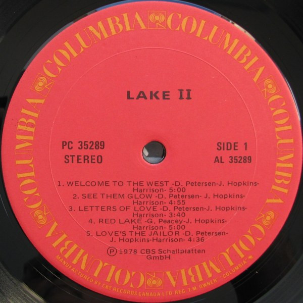 Lake - Lake II [Vinyl] | Columbia (PC 35289) - 3