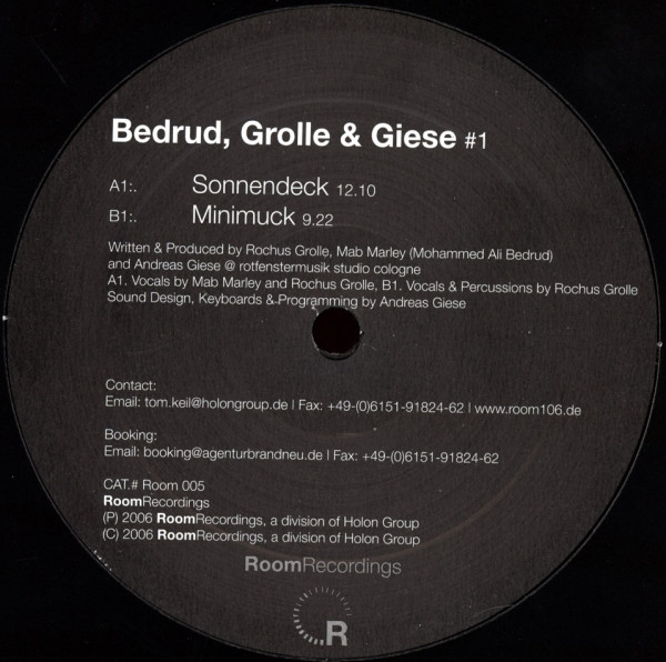 Bedrud , Grolle & Giese - #1 | Room Recordings (Room 005)