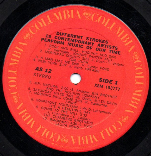 Various - Different Strokes (19 Contemporary Artists Perform Music Of Our Time) | Columbia (AS 12) - 3