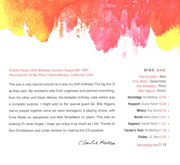 Charlie Haden - The Private Collection | Naim Label (NAIMCD108) - 3