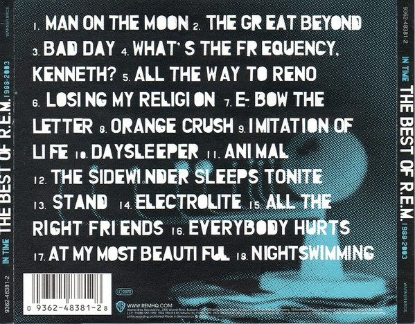 R.E.M. - In Time: The Best Of R.E.M. 1988-2003 | Warner Bros. Records (9362-48381-2) - 4 R.E.M. - In Time: The Best Of R.E.M. 1988-2003 | Warner Bros. Records (9362-48381-2) - 4