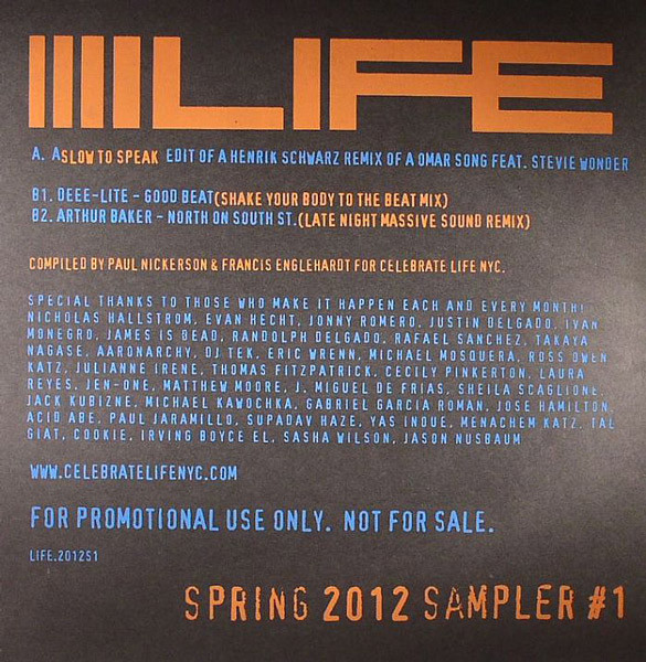 Various - Spring 2012 Sampler #1 | Celebrate Life (LIFE-2012-S1) - 2 Various - Spring 2012 Sampler #1 | Celebrate Life (LIFE-2012-S1) - 2