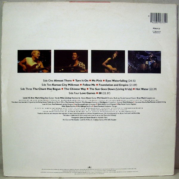 Level 42 - A Physical Presence | Polydor (POLH 23) - 2