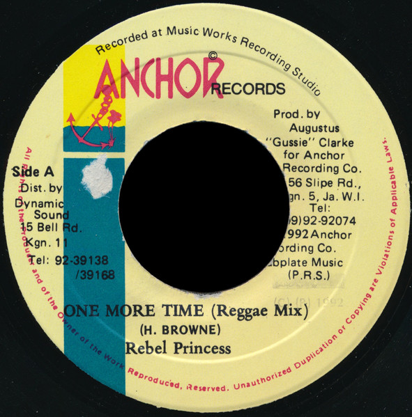 Rebel Princess - One More Time | Anchor Records (none) - main